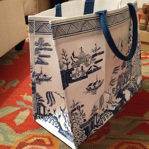 Chinoiserie Canvas Tote